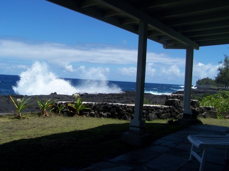 Big Island Oceanfront Alohahouse - Live on the Edge of the Blue Pacific!